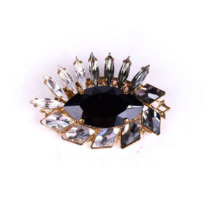 ANTON HEUNIS BLACK, GOLD, WHITE BROOCH | WOMENS SIZE _
